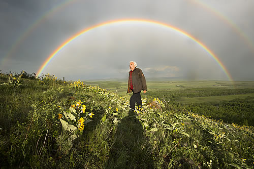 Charlie Russell on Hawk's Nest Hill by Ryan Peruniak